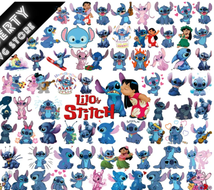 Lilo and Stitch Animals Cartoon Characters Birthday Bundle